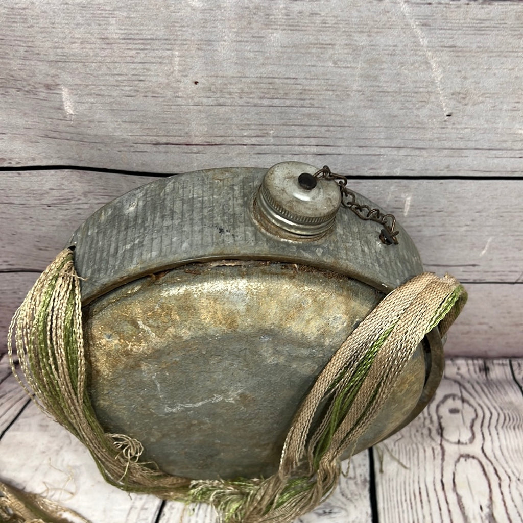 Vintage Aluminum Water Canteen