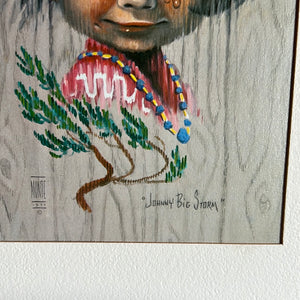 "Jhonny Big Storm" Native Painting