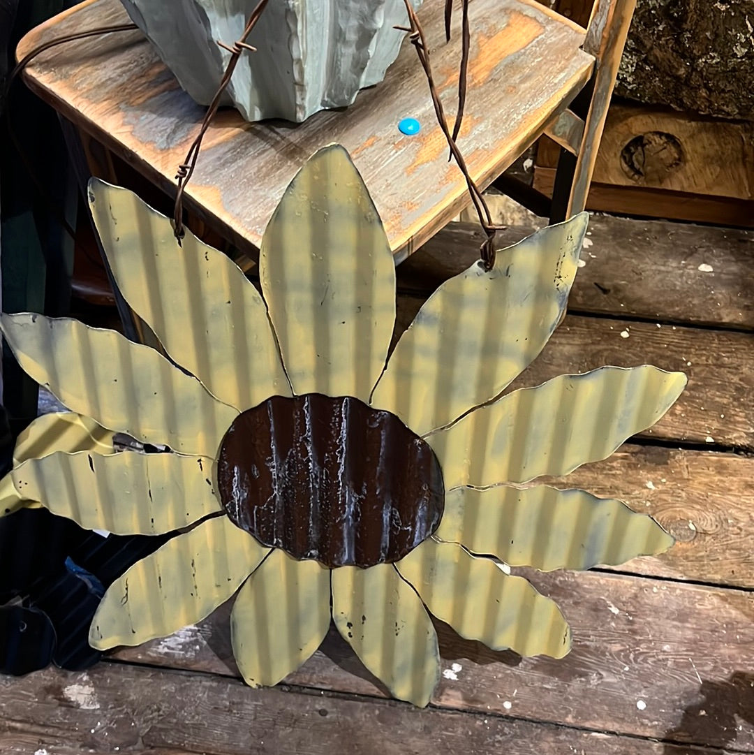 Metal Sunflowers