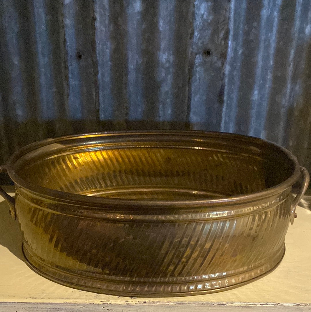 Copper Oval Pot