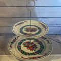 Two tier Christmas platter