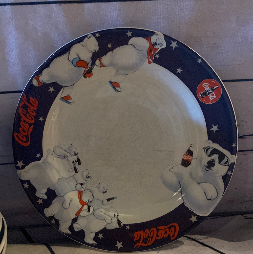 Coco-Cola Bowls (4bowls) (1plate)