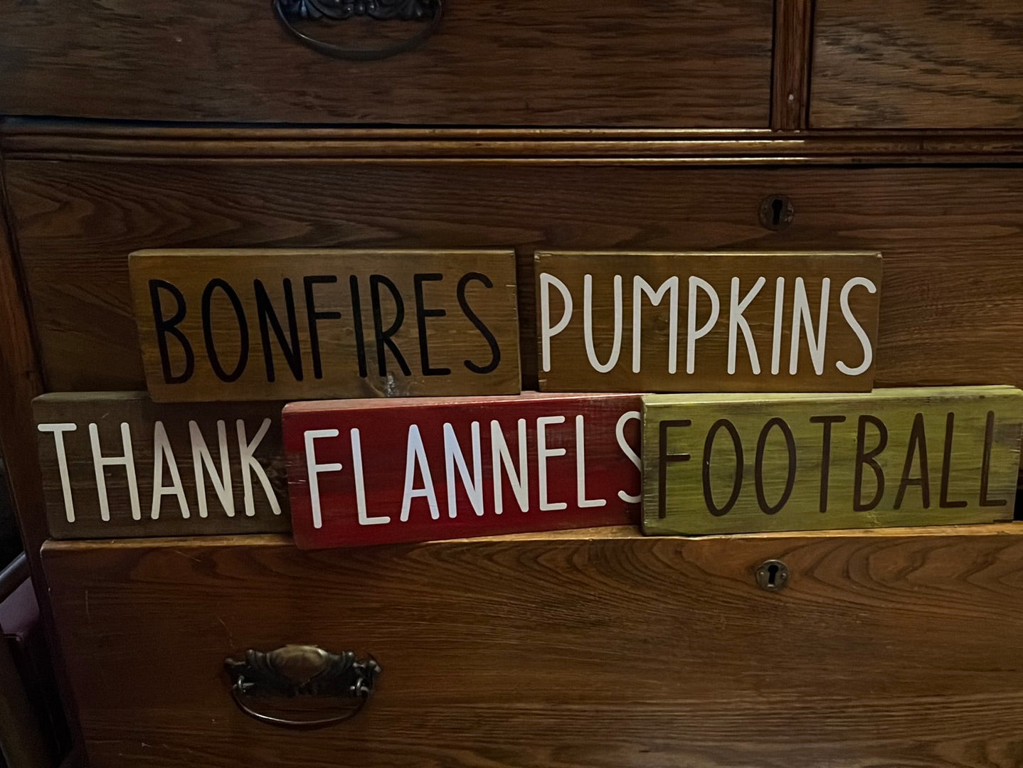 Fall decor signs (5)
