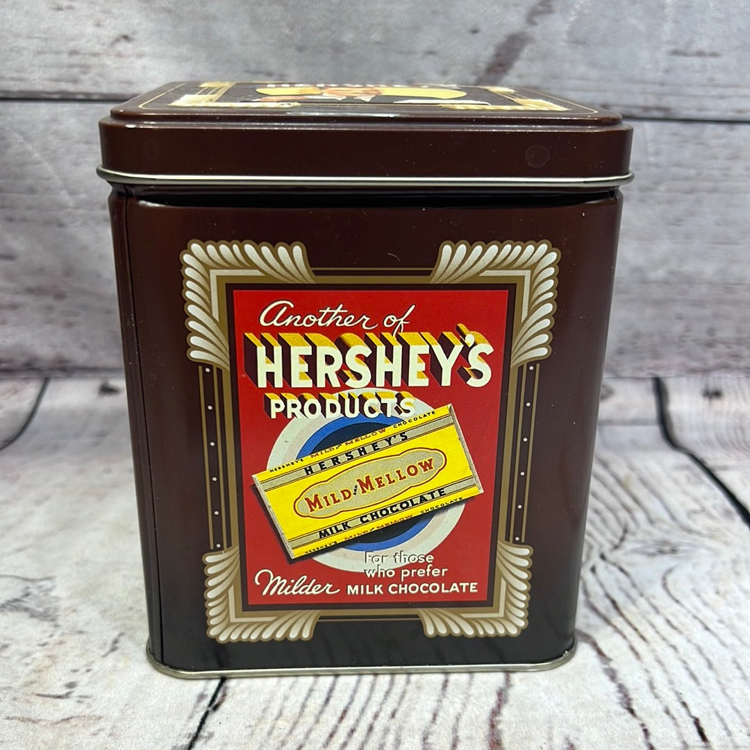Hersheys chocolate tin