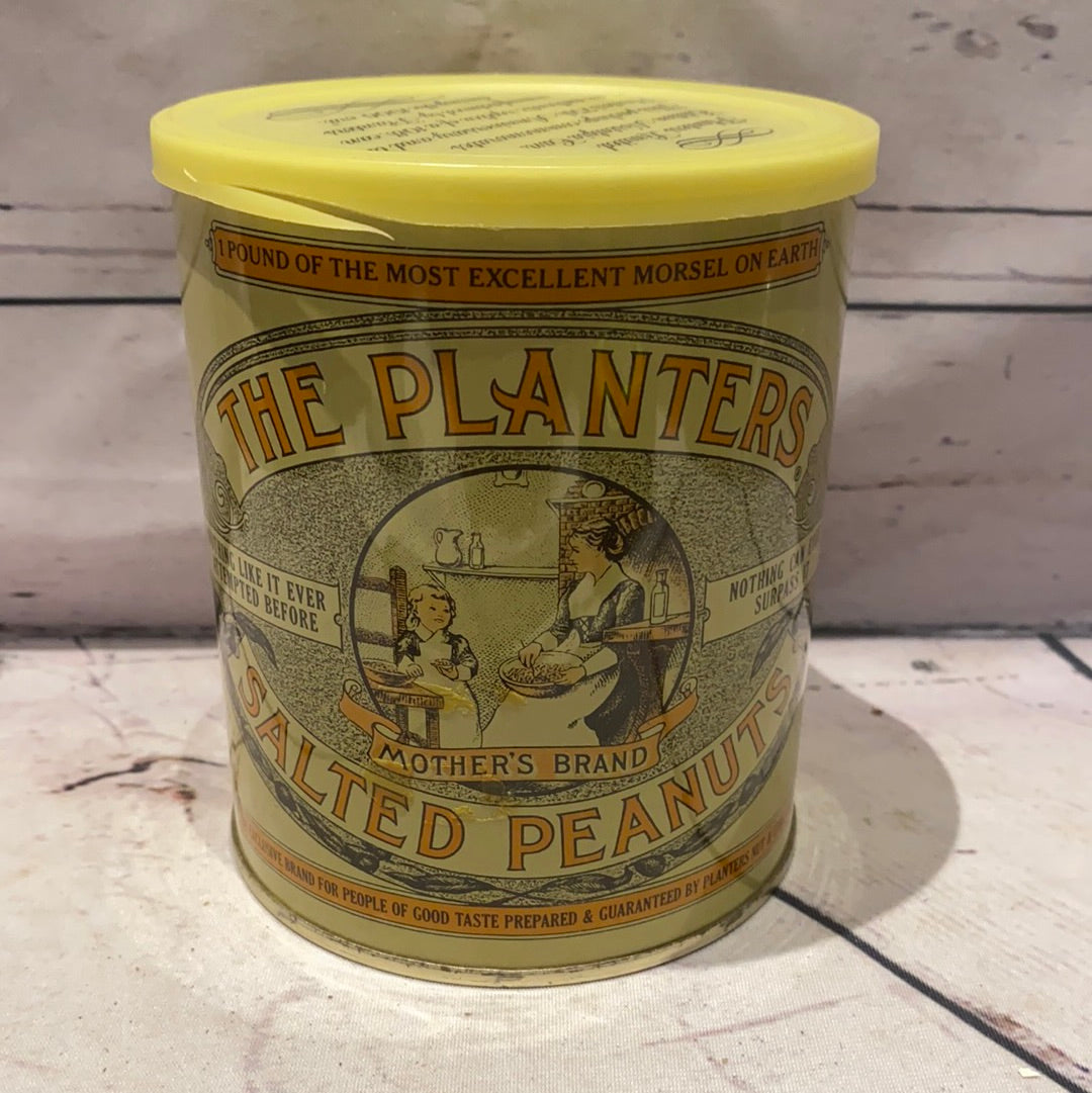 The Planters Salted Peanuts Tin