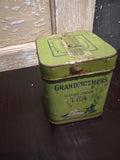 Vintage grandmothers japan tea tin