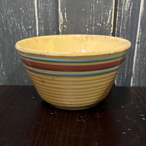 USA Pottery Bowl W/Advertising