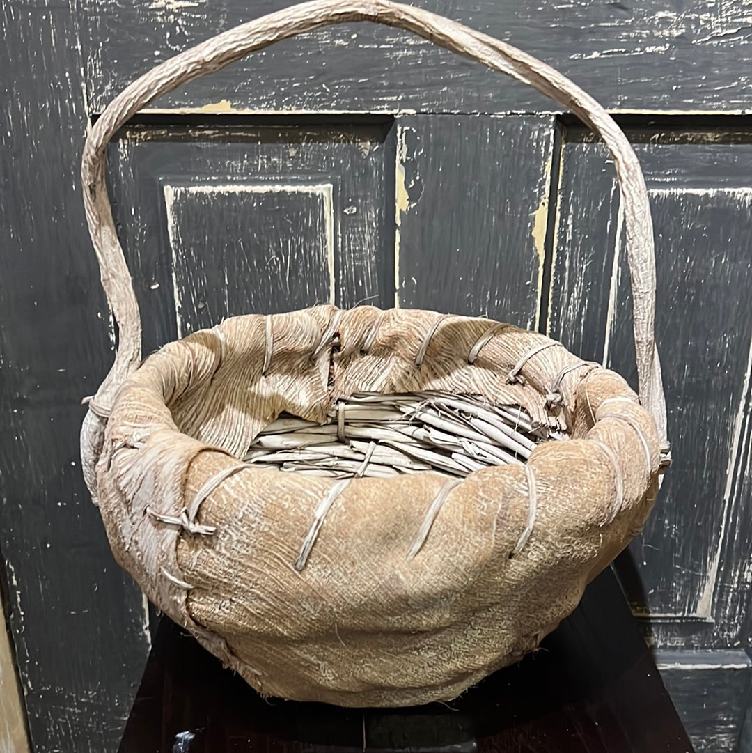White Washed Burlap