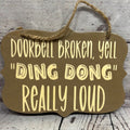 Handmade hanging signs