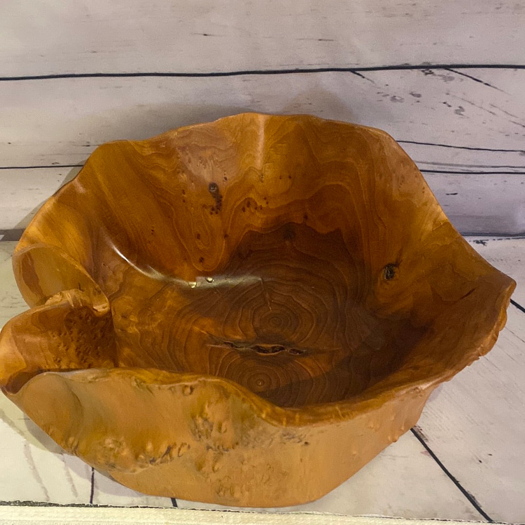 Wood bowls