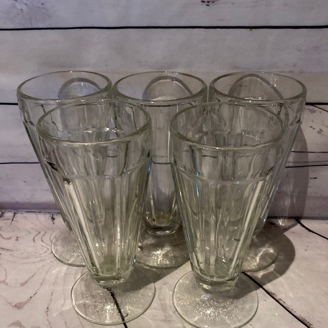 Milk shake glasses