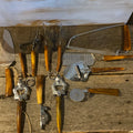 Antique 10 piece baking set