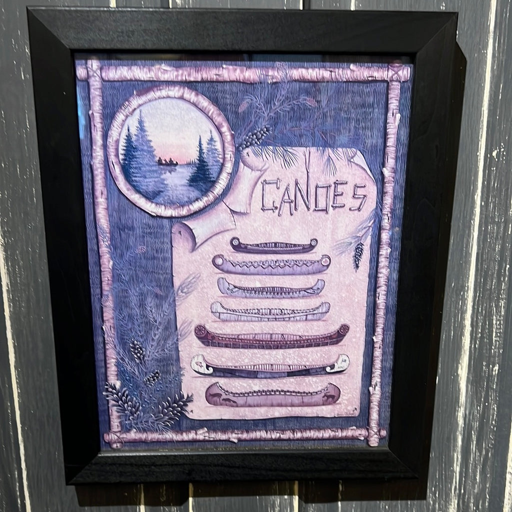 Canoe Framed Picture