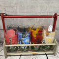 Vintage Nasturtium Glasses