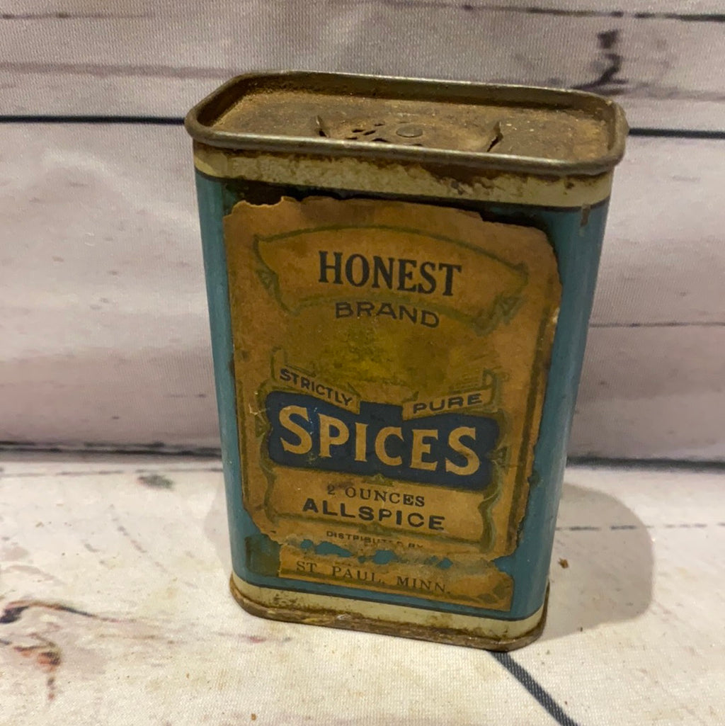 assorted spice tins