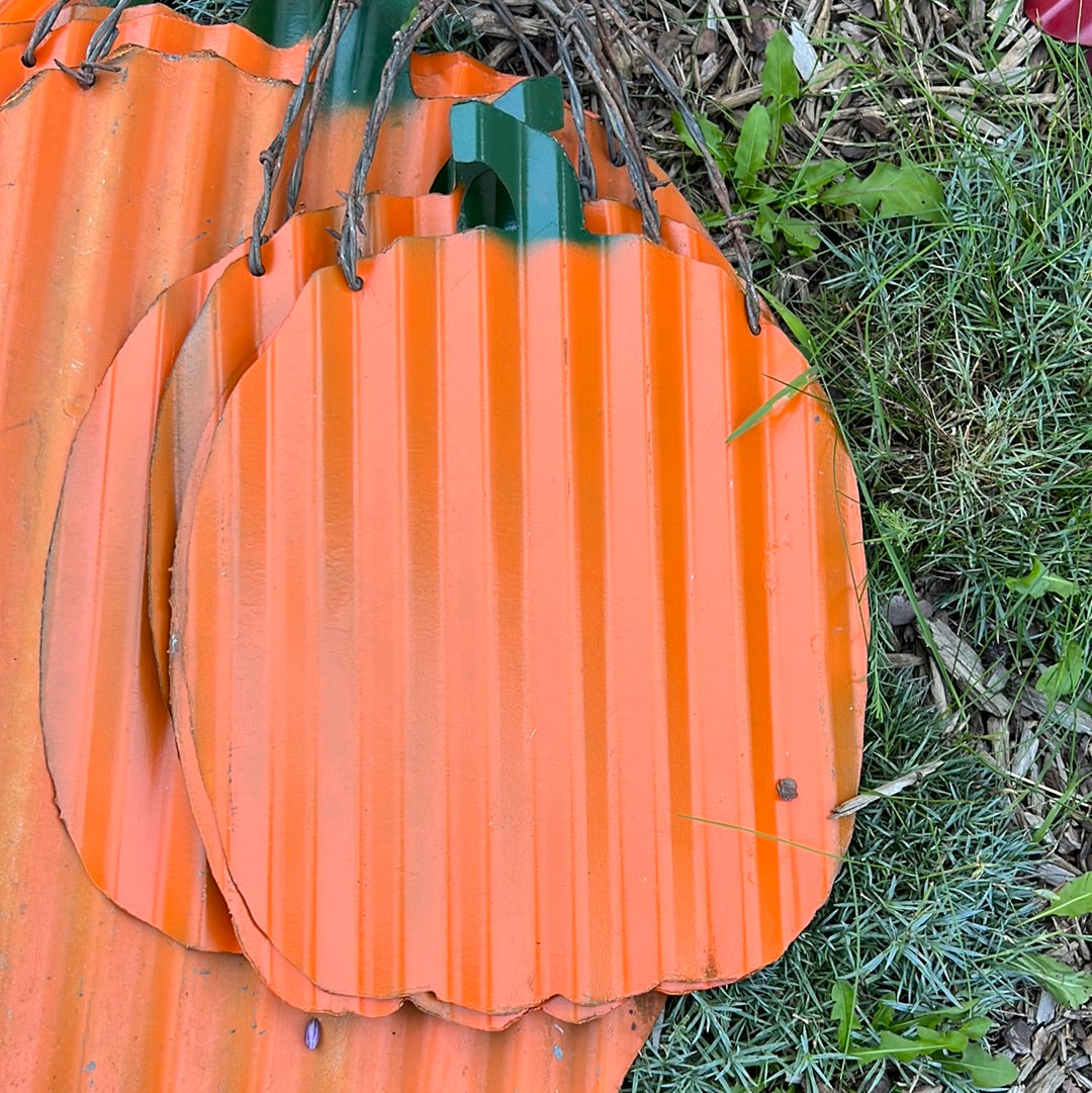 small Metal Pumpkin