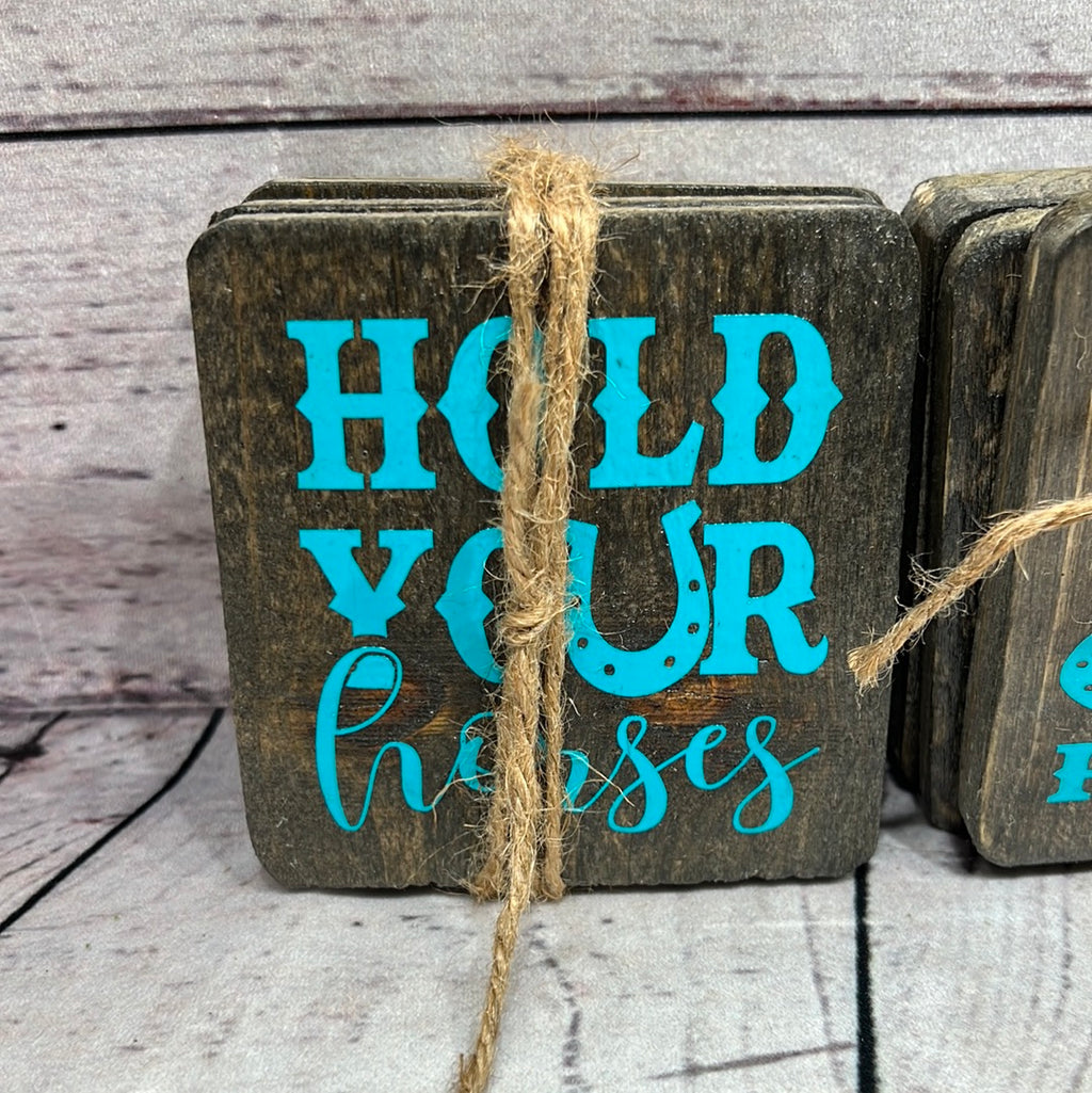 Homemade coasters