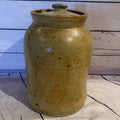 Stone jug with lid