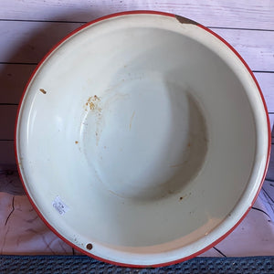 Large enamel bowl