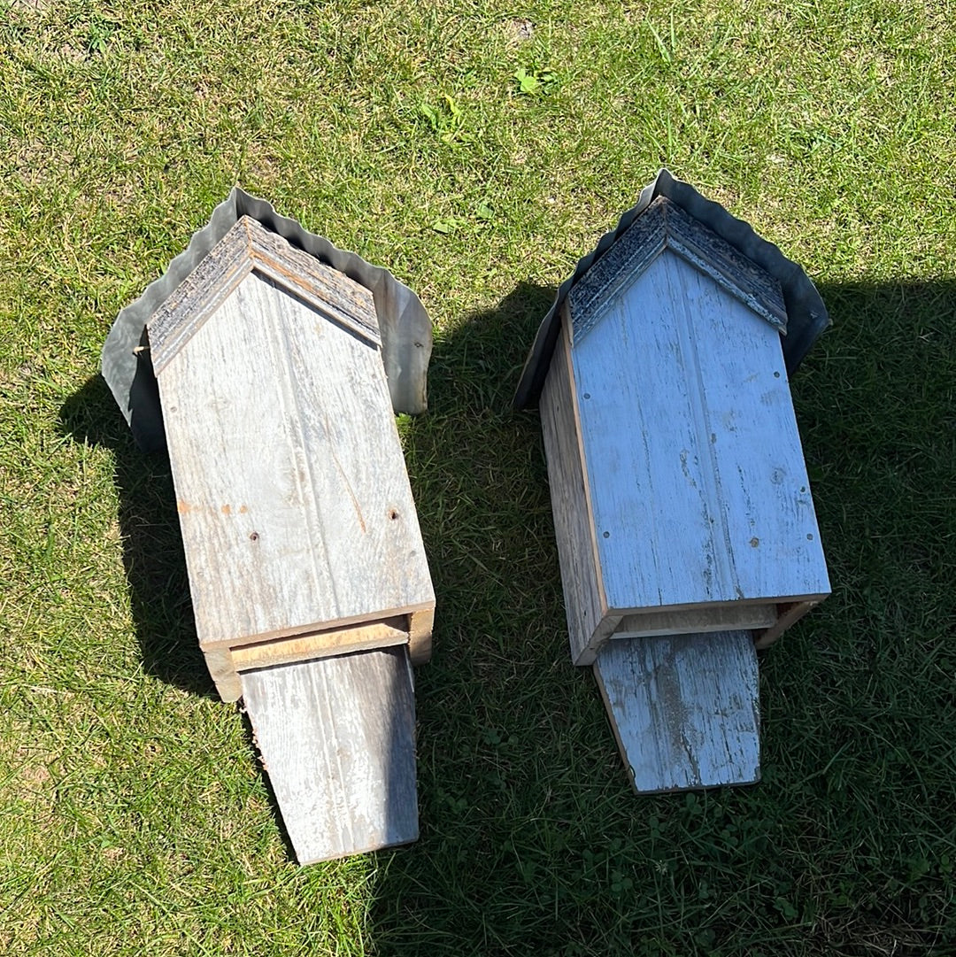 Handmade bat houses