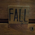 Small fall sign