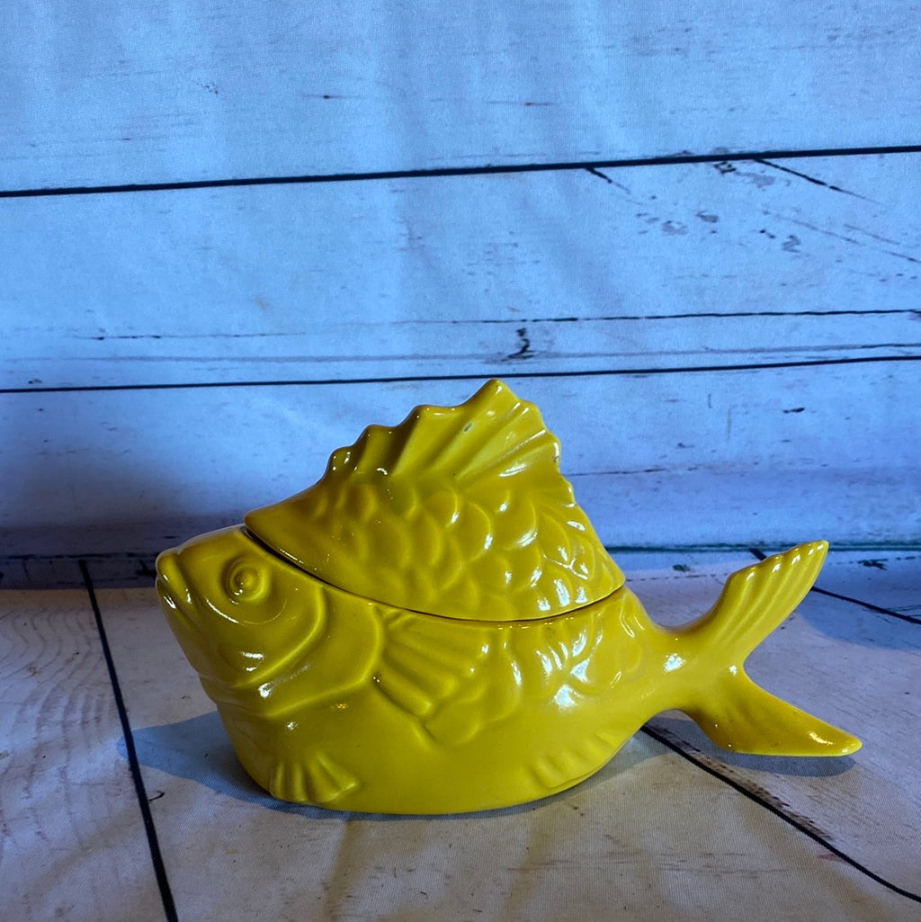 Glass Fish With Lidd