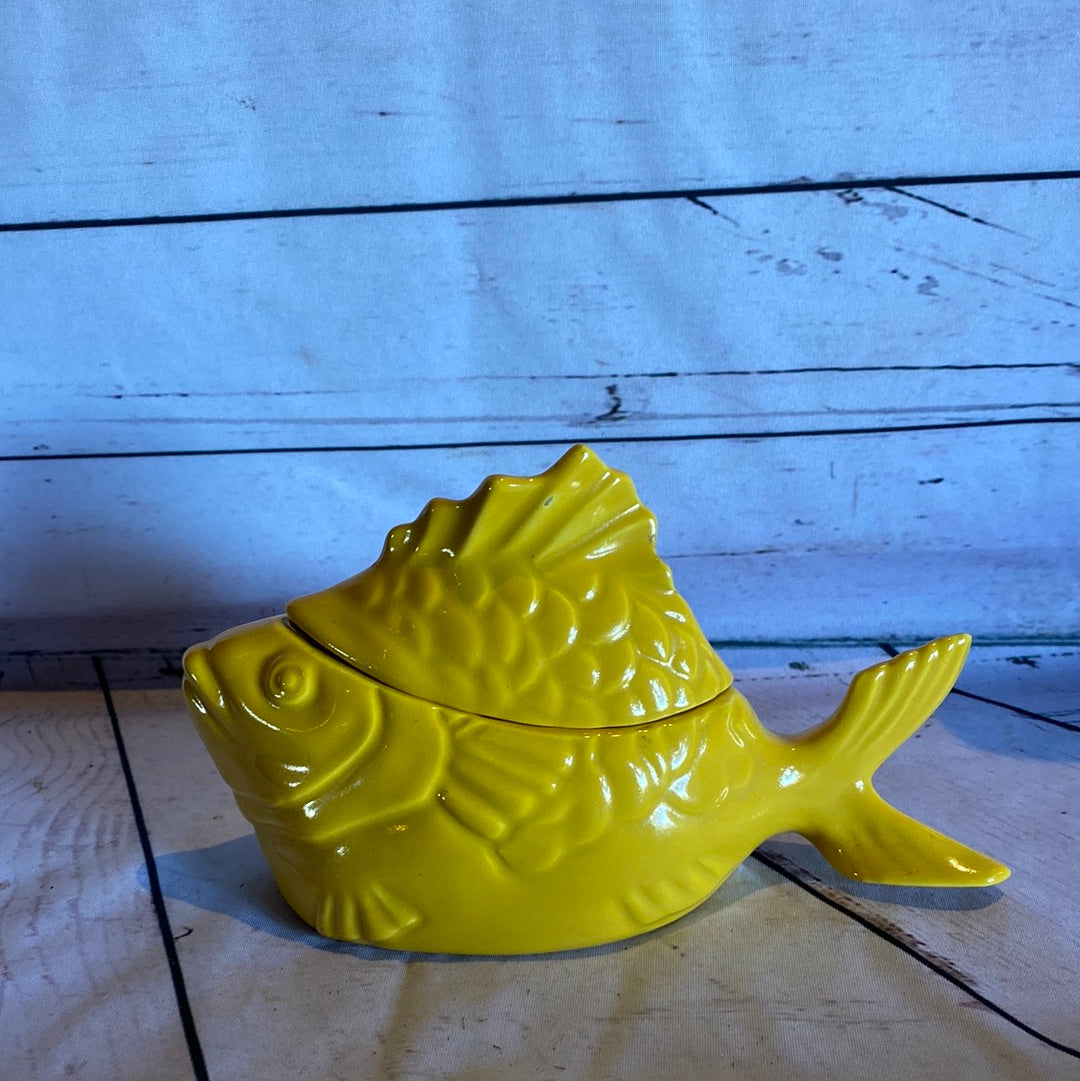 Glass Fish With Lidd