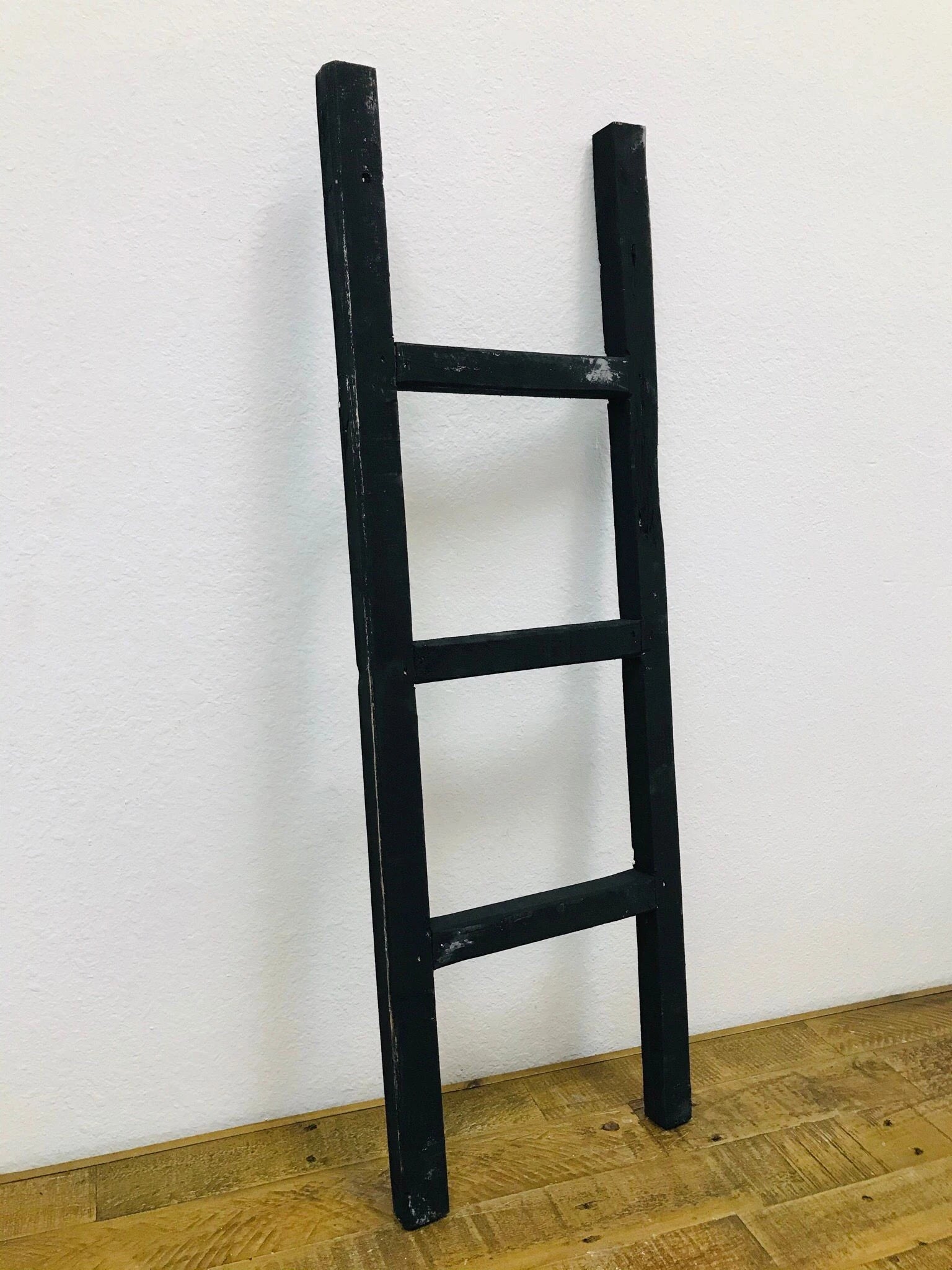 Black Wood Ladder